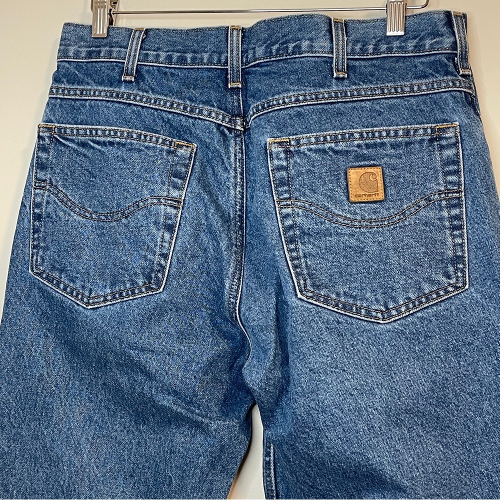 Carhartt Men's Relaxed Fit Blue Jeans - Picture 4 of 6